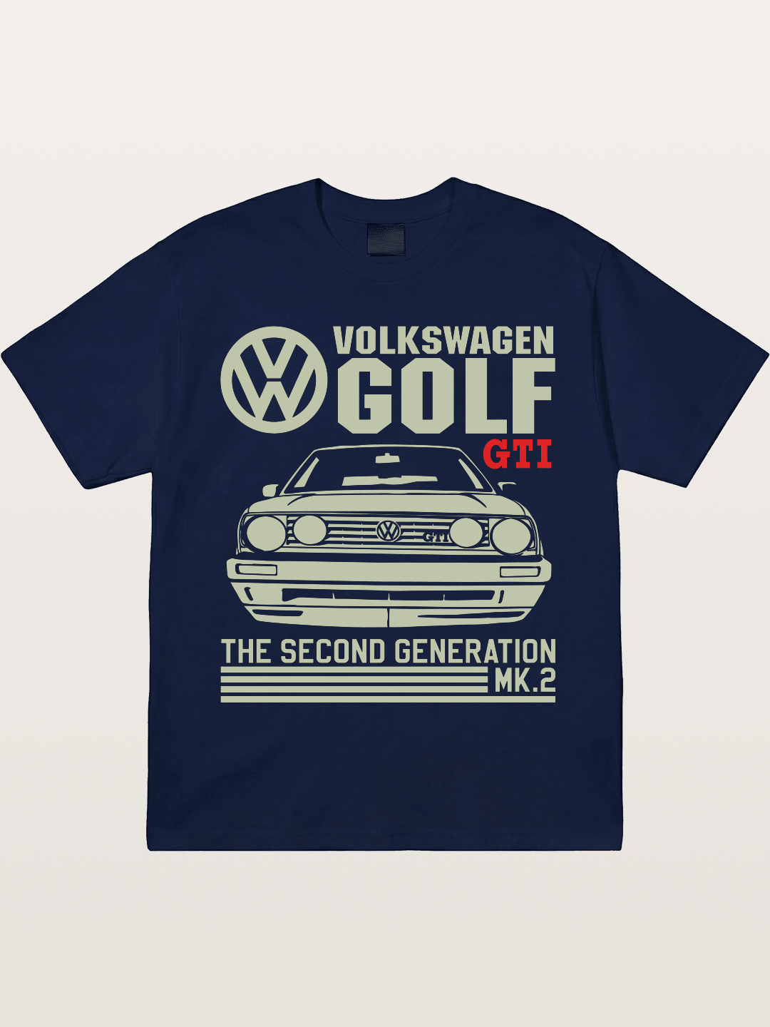 Volkswagen Golf MK2 Outline Gildan T-shirt