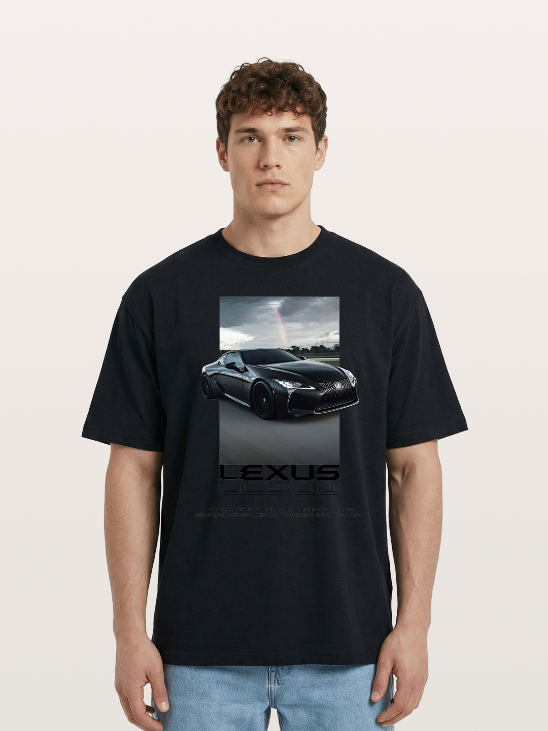 Lexus LC500 Sports Car Poster Cotton T-shirt