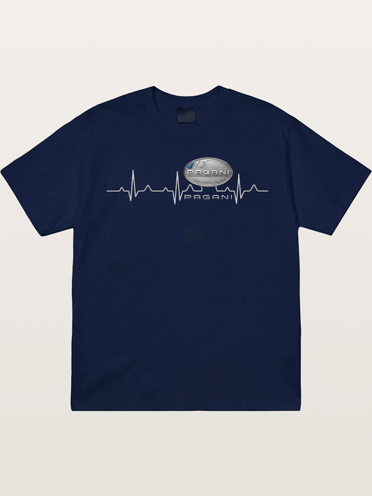 Pagani Heartbeat Badge Gildan T-shirt