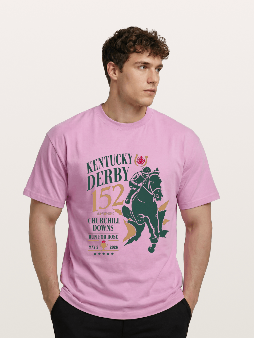 Churchill Downs Derby Silhouette Art Gildan T-shirt