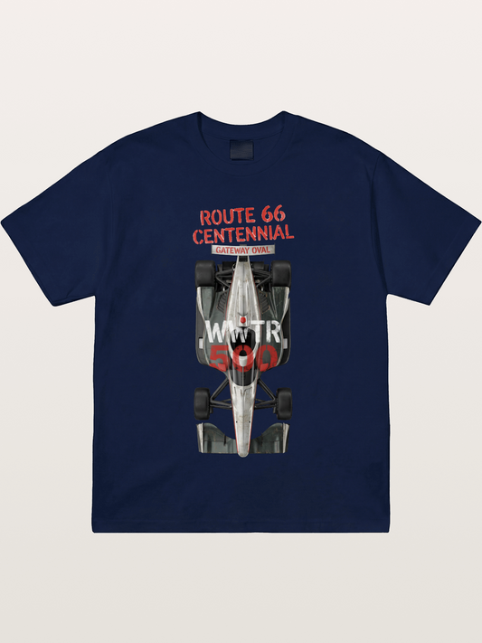 Back View Route66 IndyCar Gildan T-shirt