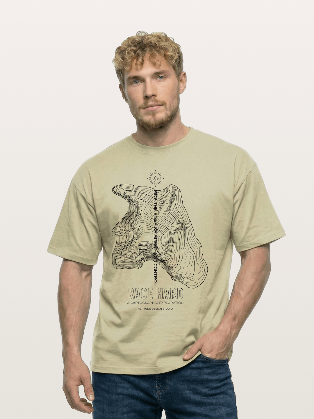 Machined Form Cotton T-shirt