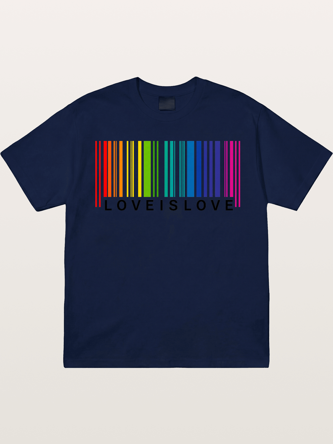 Love Is Love Barcode Style Art Gildan T-shirt