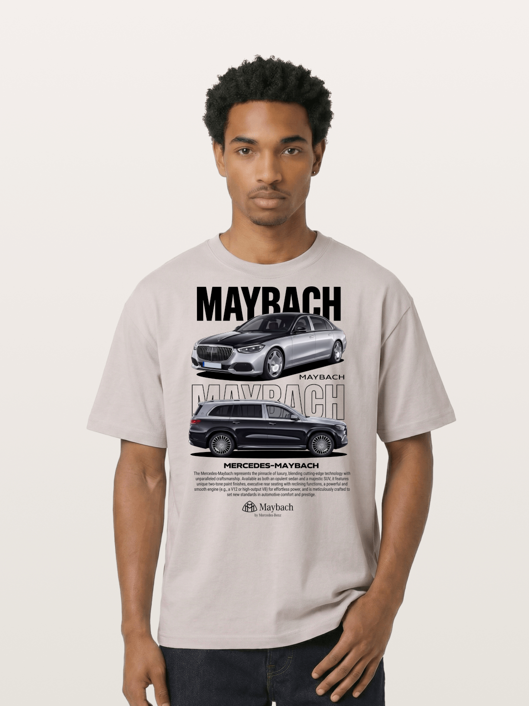 Mercedes Maybach Auto Design Cotton T-shirt