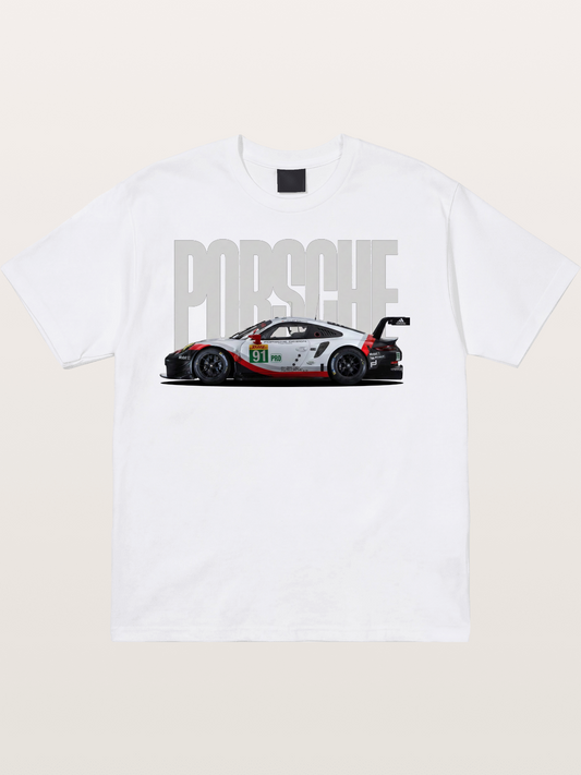 Porsche 911 Race Livery Poster Cotton T-shirt