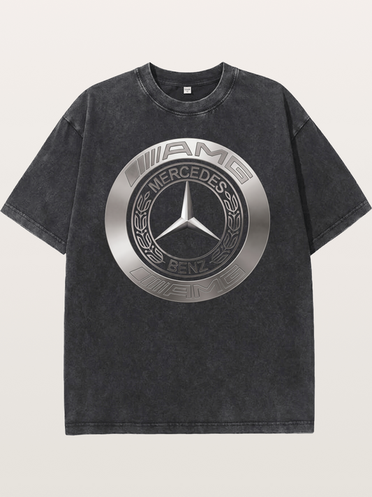 Mercedes AMG Silver Badge Washed T-shirt