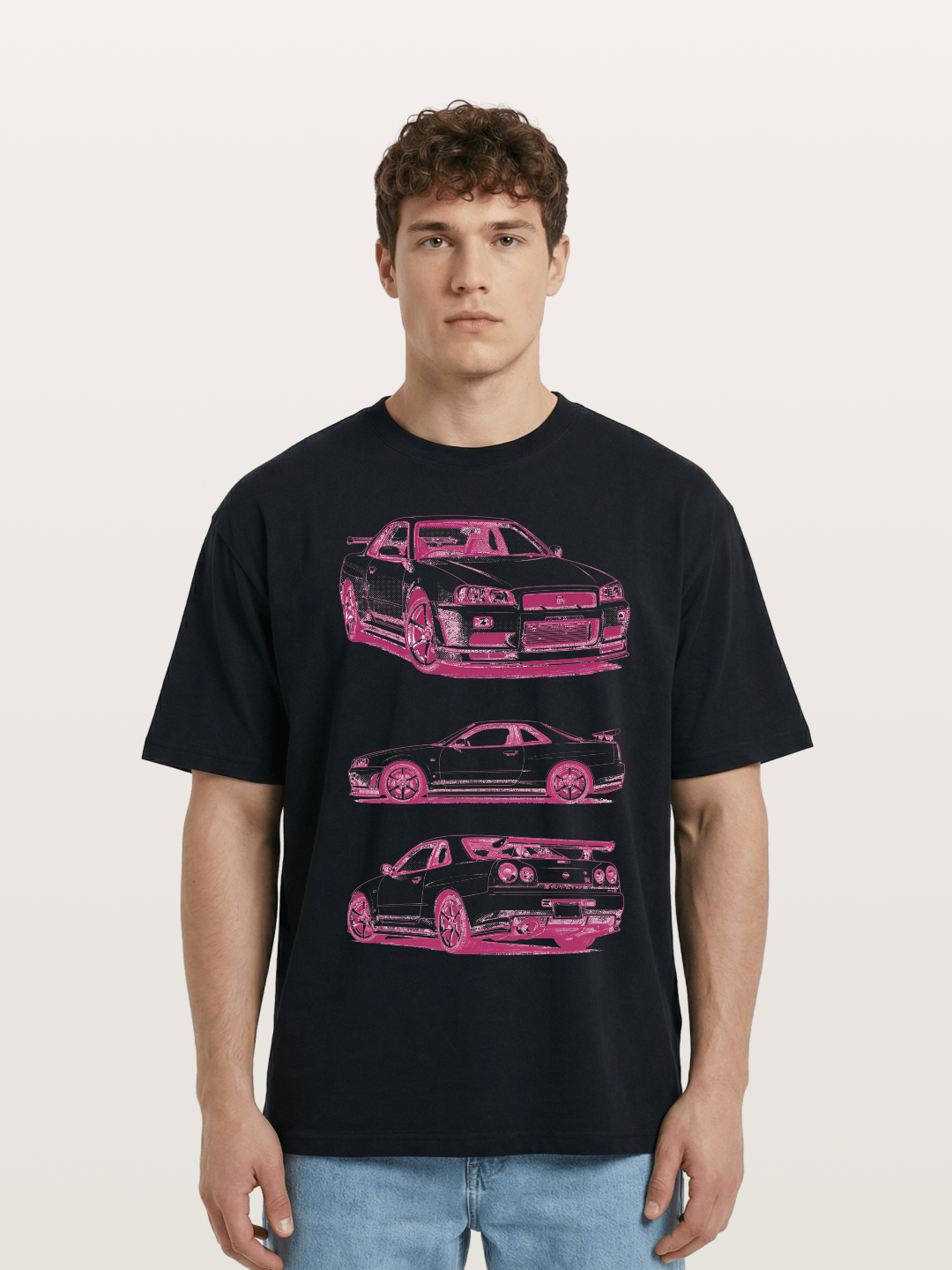 Skyline Sketch Cotton T-shirt