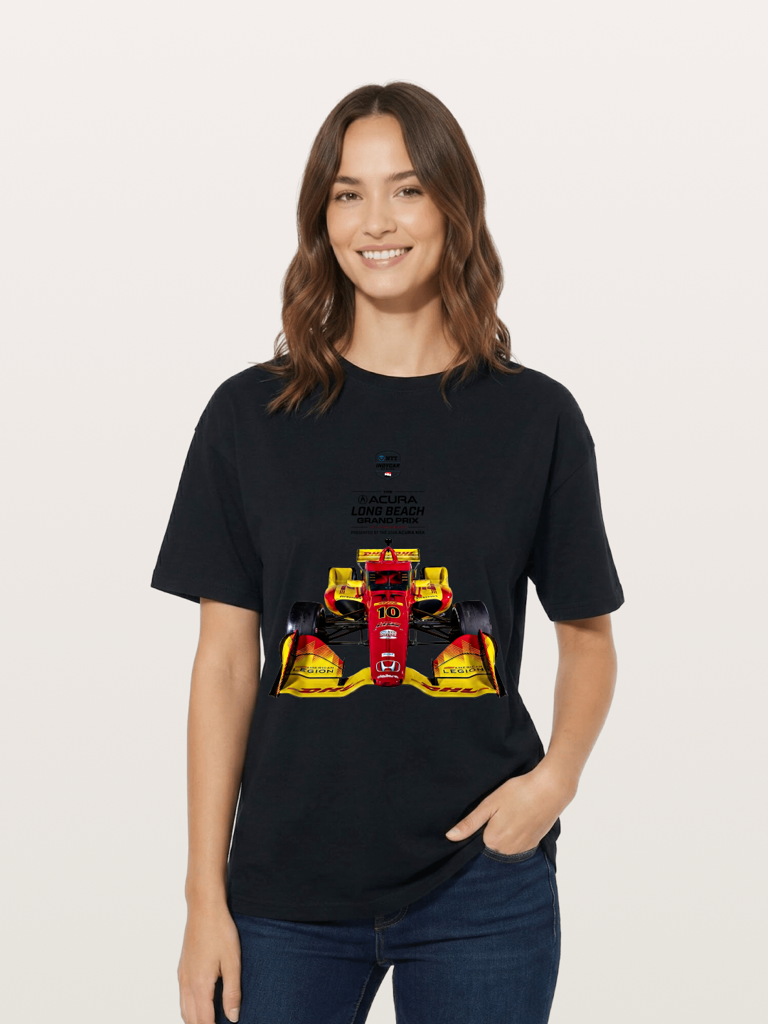 Palou #10 Long Beach Champion Cotton T-shirt