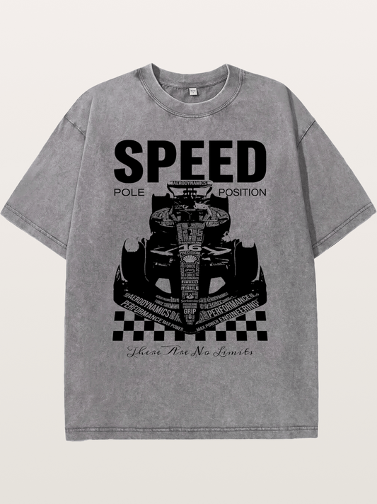 Pole Position Speed Washed T-shirt
