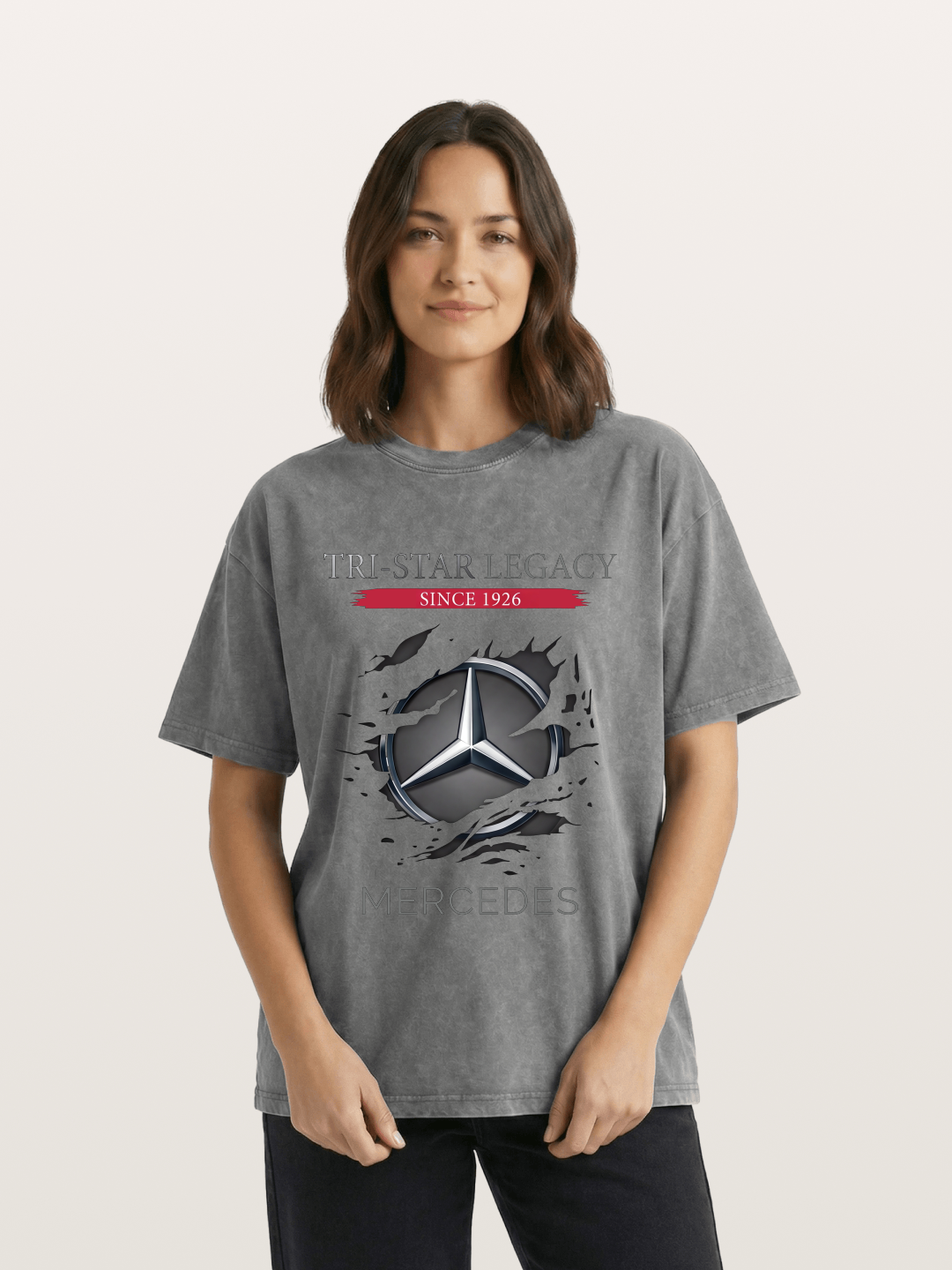 Mercedes 1926 Tear Logo Washed T-shirt