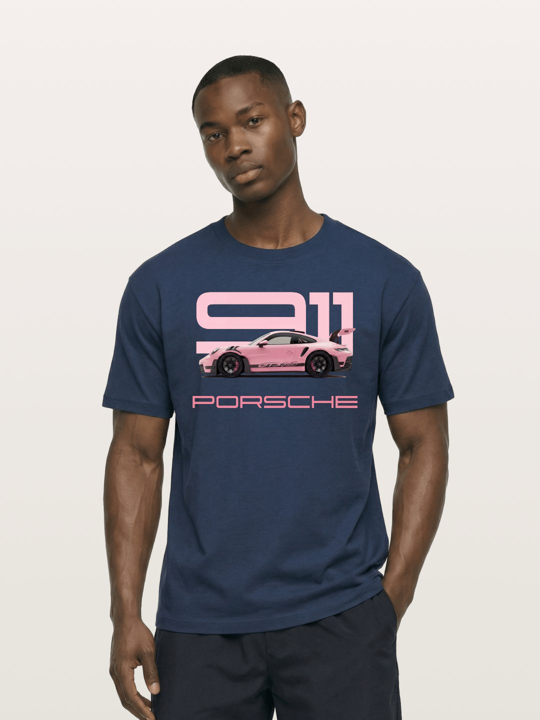 Pink 911 Cotton T-shirt