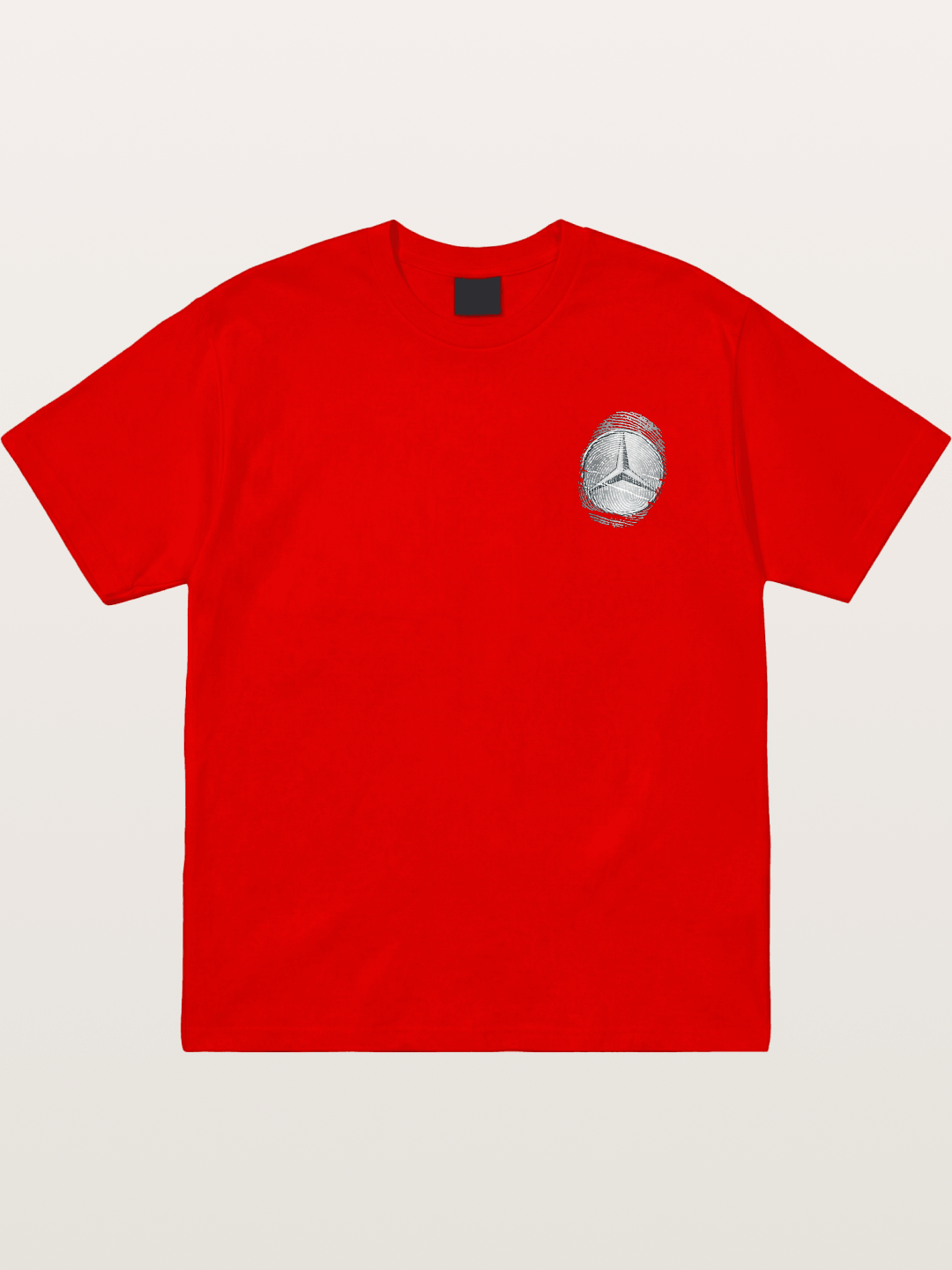Mercedes Fingerprint Logo Cotton T-shirt