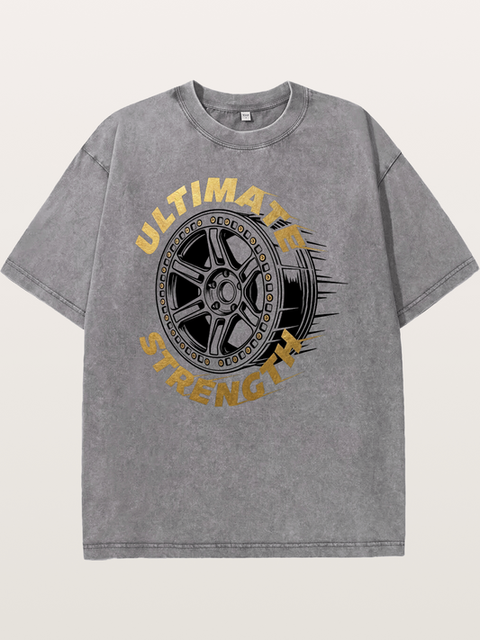 Wheel Strength Washed T-shirt