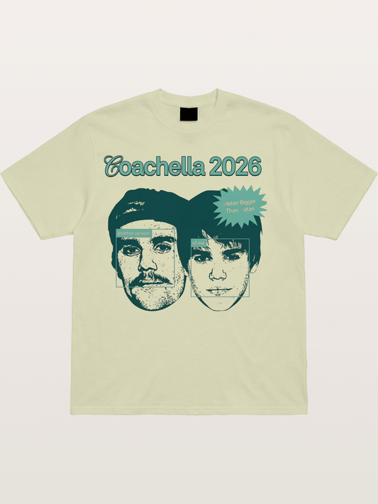 Coachella 2026 Artist Poster Cotton T-shirt