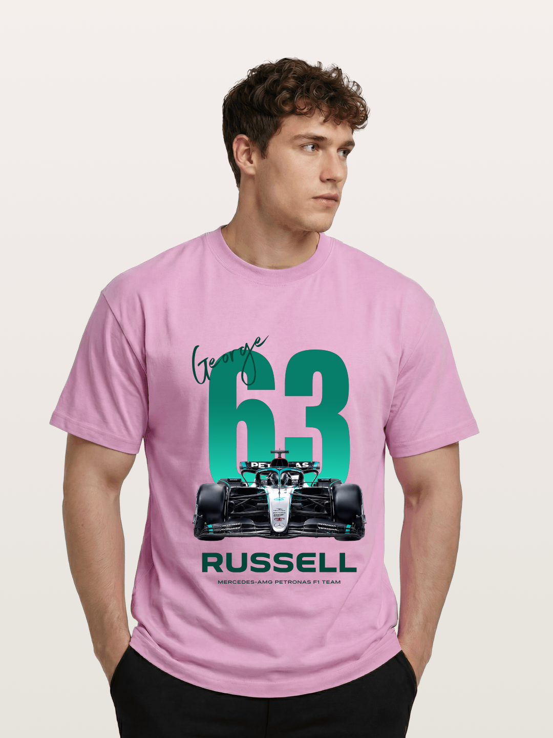 George Russell Mercedes F1 63 Gildan T-shirt