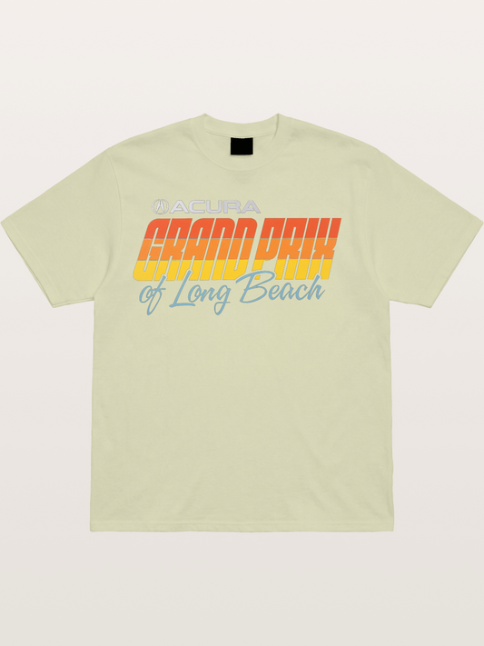Sunset Grand Prix Typography Cotton T-shirt