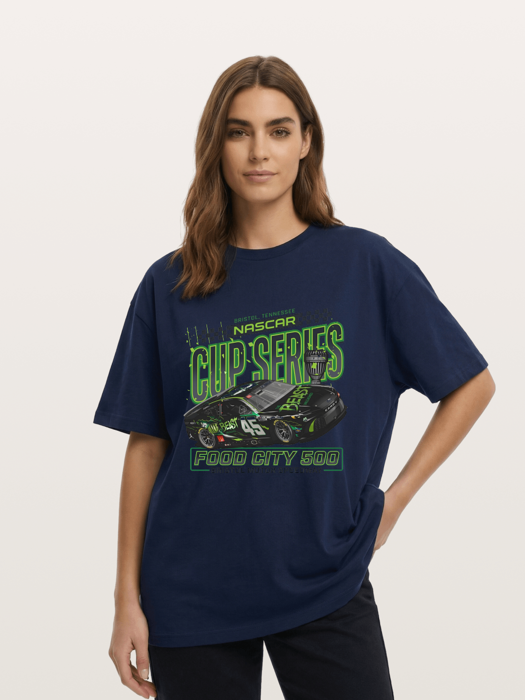 Bristol Food City 500 Art Cotton T-shirt