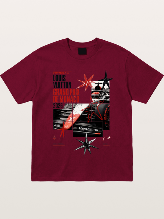 LV Monaco F1 Collage Art Gildan T-shirt