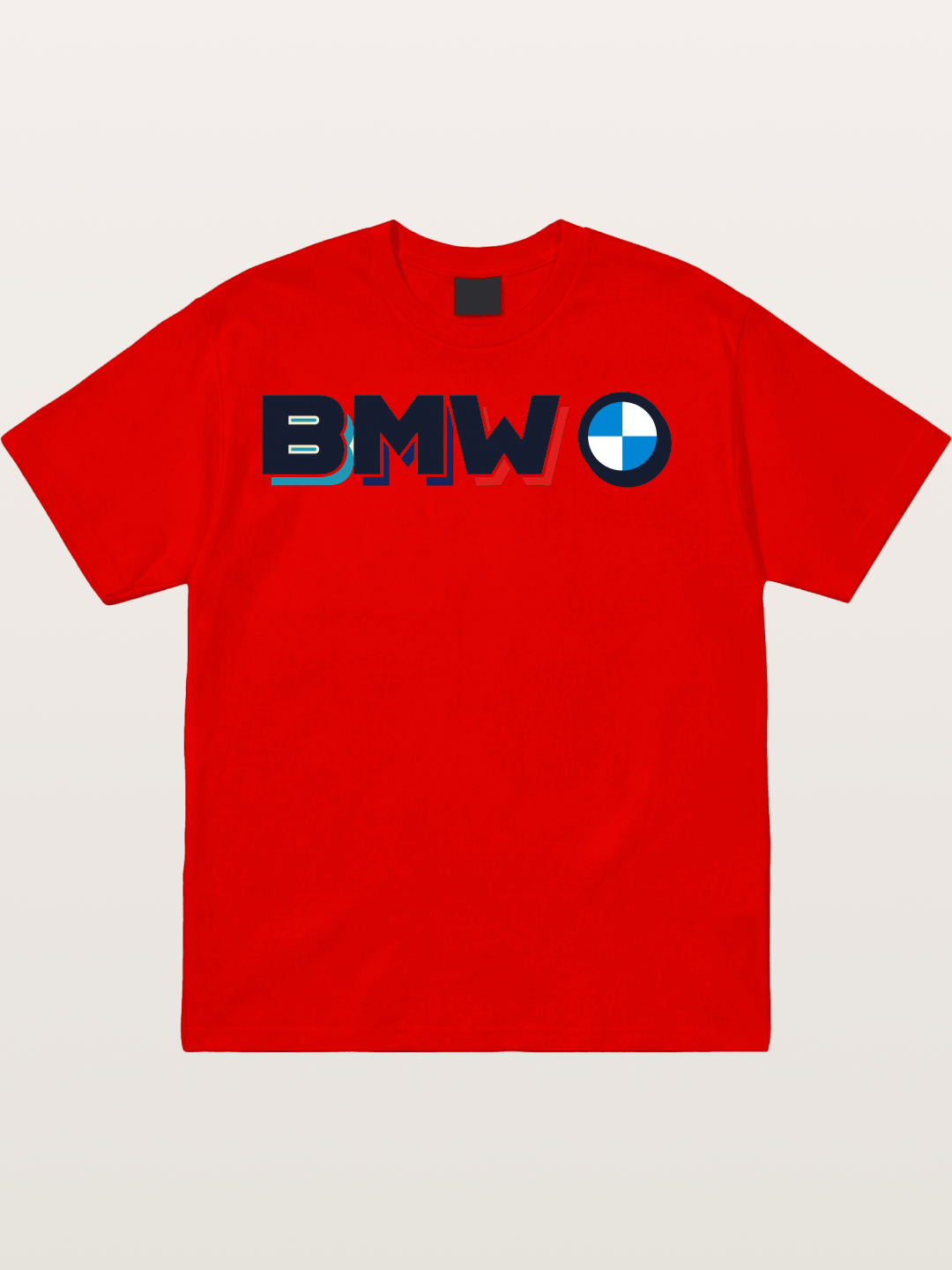BMW Modern Typography Logo Cotton T-shirt