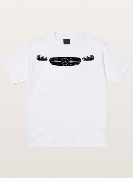 Mercedes-Benz Grille and LED Headlights Cotton T-shirt