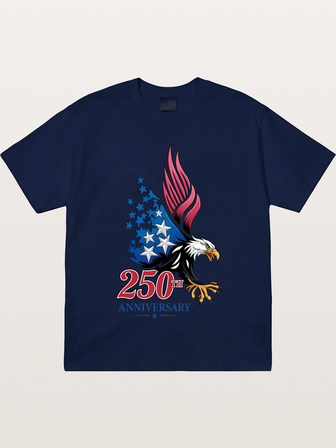 250th Anniversary Eagle Print Gildan T-shirt
