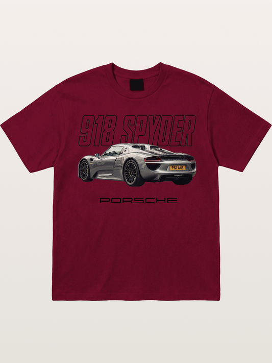 Porsche 918 Spyder Graphic Art Gildan T-shirt