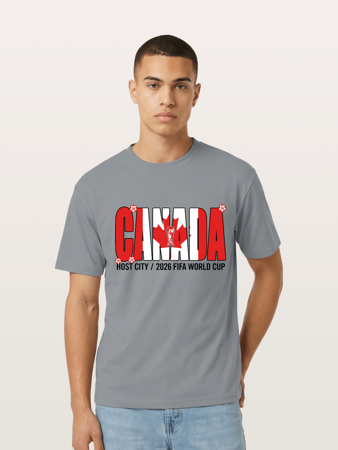 Canada 2026 World Cup Typography Gildan T-shirt
