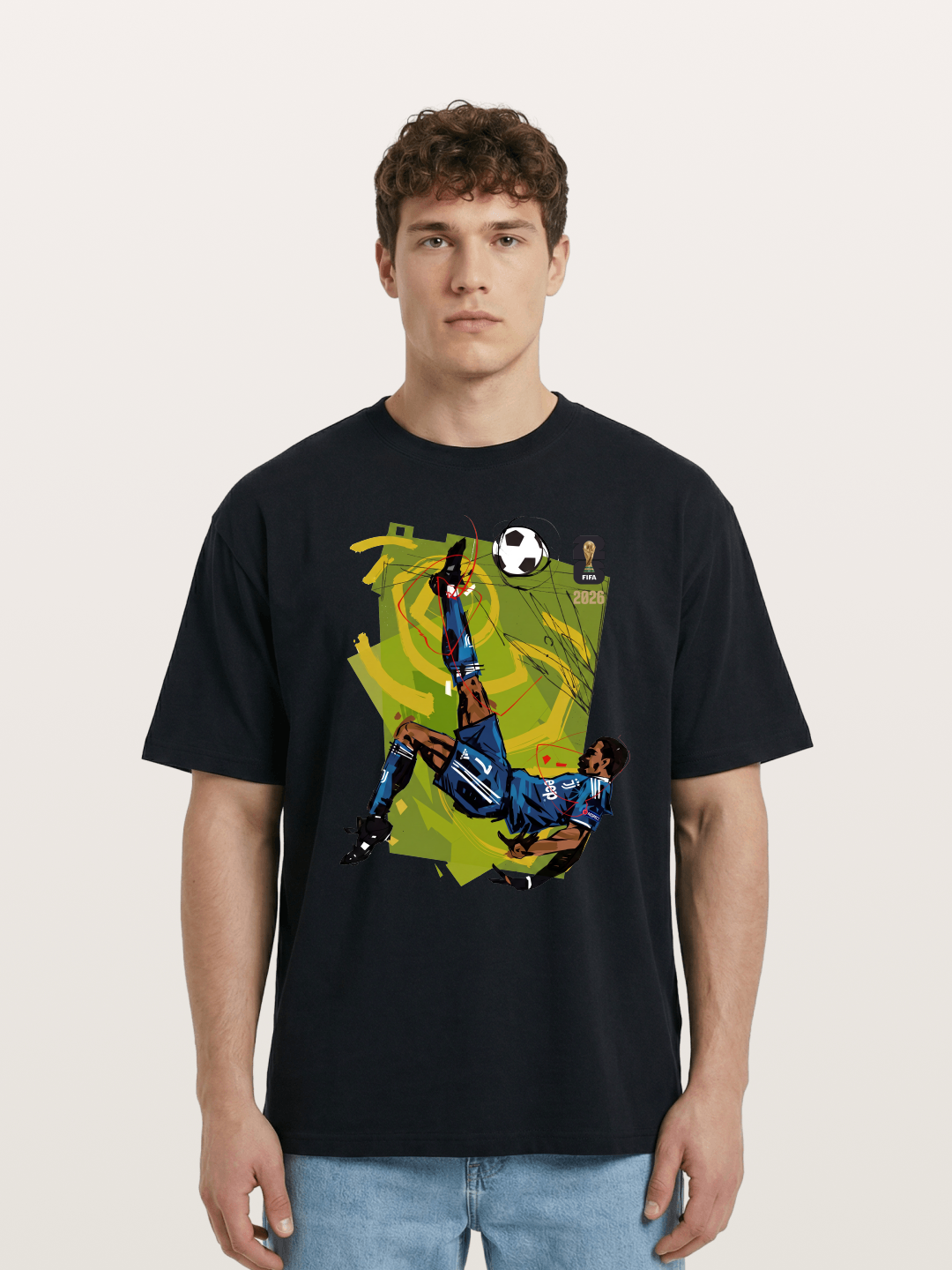 Cristiano Ronaldo's classic goal-scoring move Cotton T-shirt
