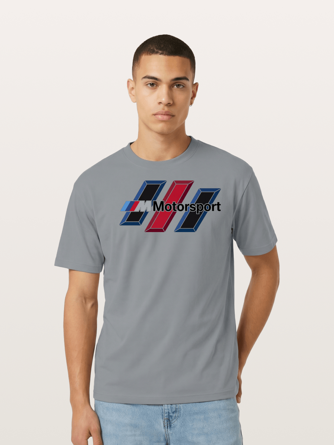 BMW M Motorsport Badge Art Cotton T-shirt