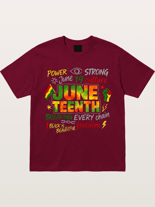 Juneteenth Breaking Every Chain Gildan T-shirt