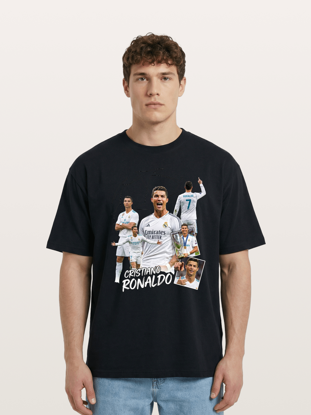 Cristiano Ronaldo Real Madrid Cotton T-shirt