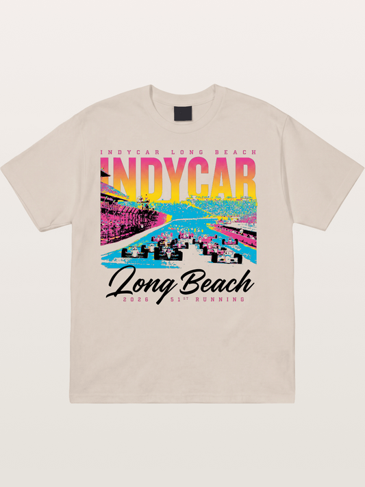 2026 Long Beach 51st IndyCar Cotton T-shirt