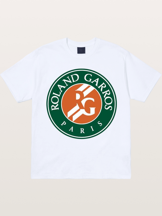 Roland Garros Paris Logo Print Gildan T-shirt