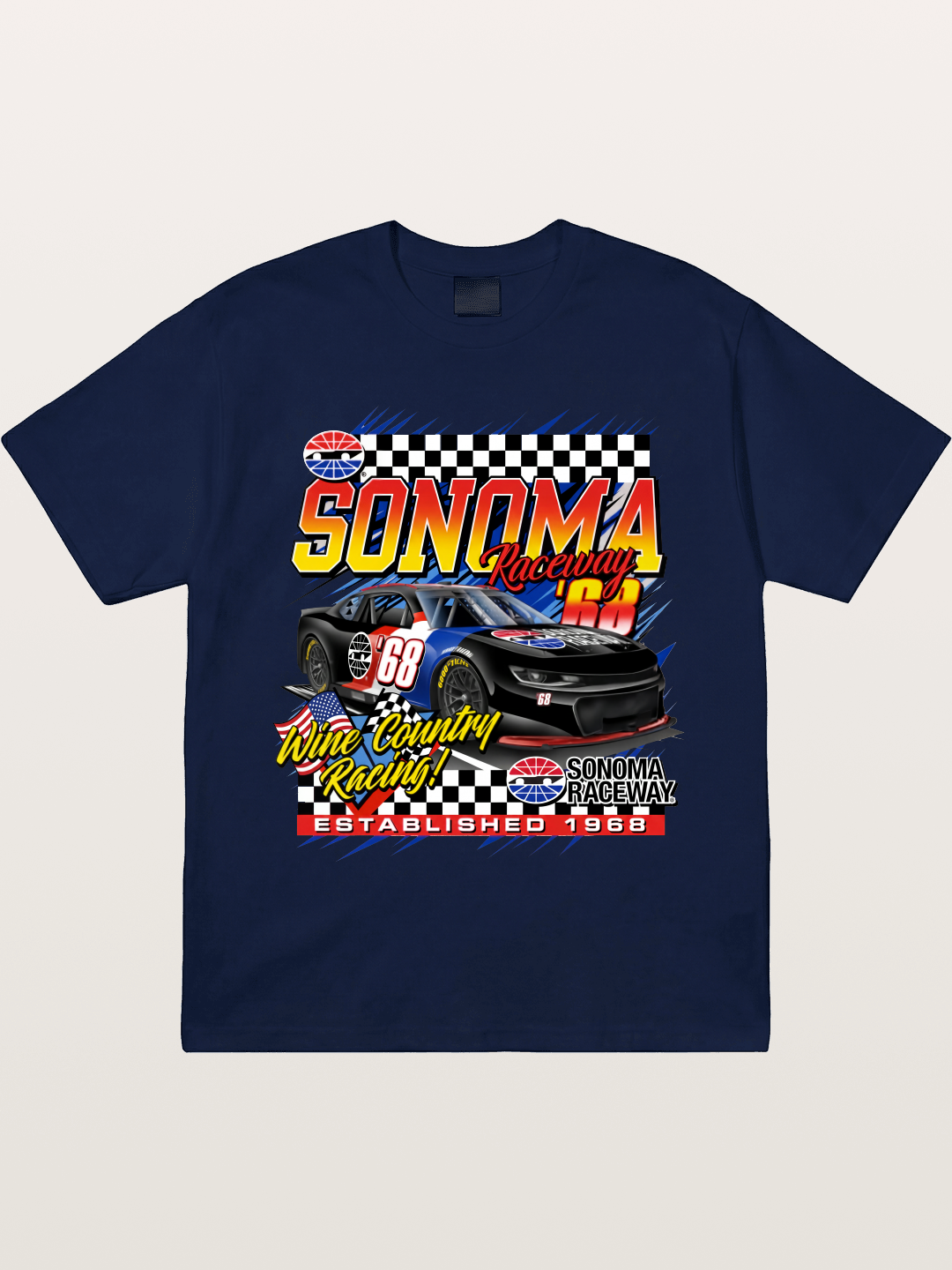 Sonoma NASCAR Wine Country Racing Gildan T-shirt