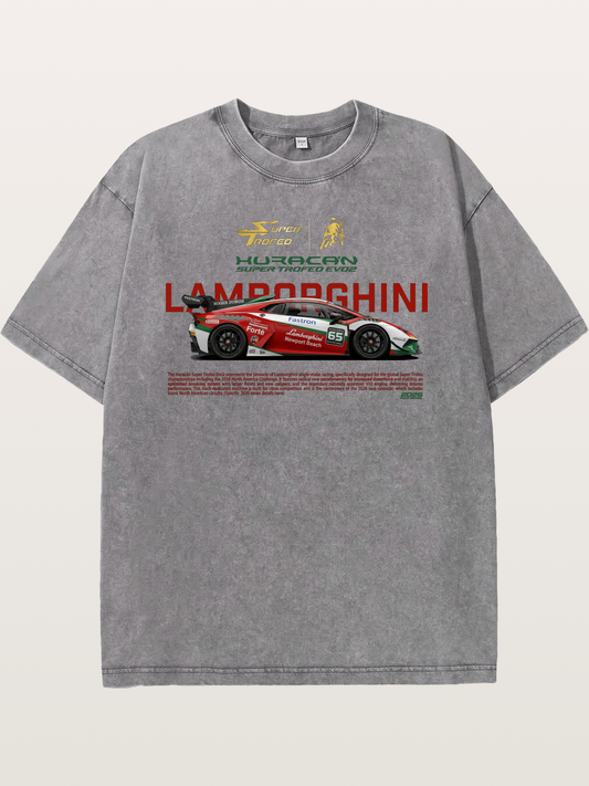 Lamborghini Huracan EVO2 Race Livery Washed T-shirt