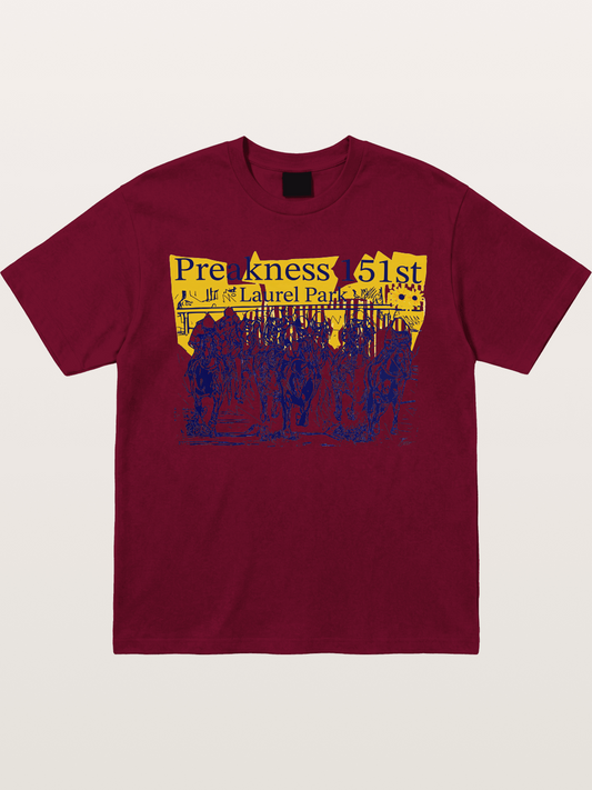 Preakness 151 Sketch Racing Art Gildan T-shirt