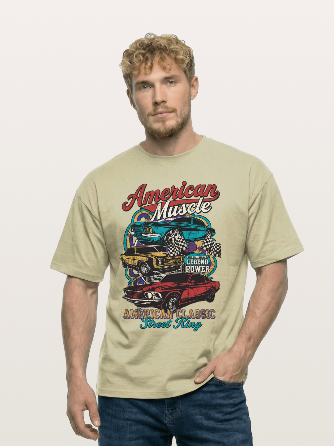 Mustang King Cotton T-shirt