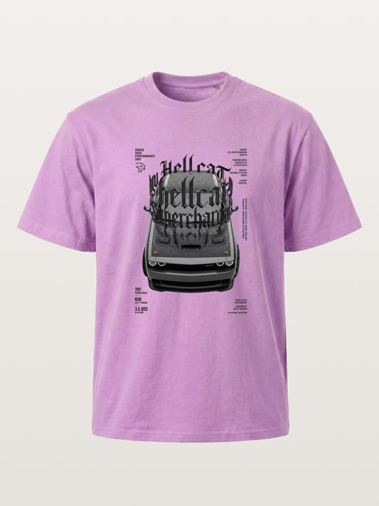 Gothic Hellcat Front View Print Gildan T-shirt
