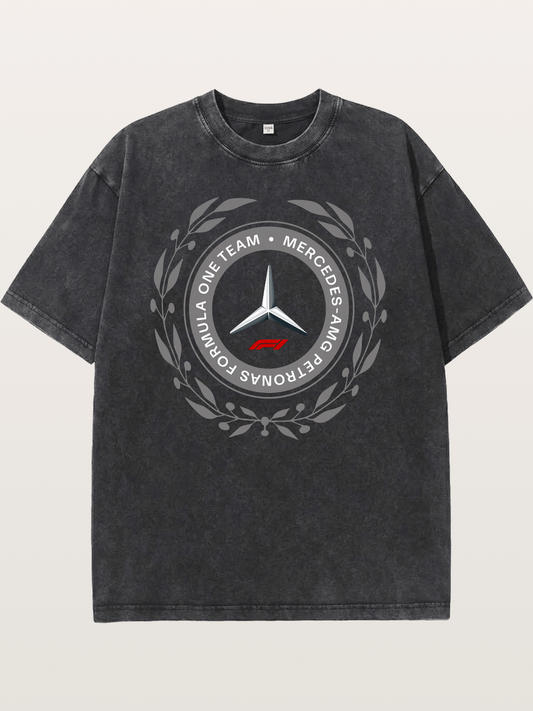 Silver Arrows One Team Logo Washed T-shirt