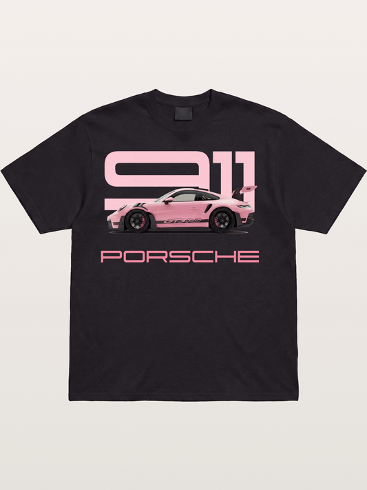 Pink 911 Cotton T-shirt