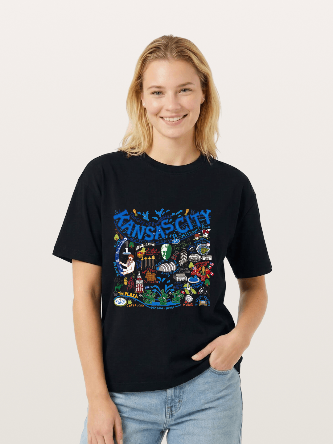 Kansas City World Cup Graphic Gildan T-shirt