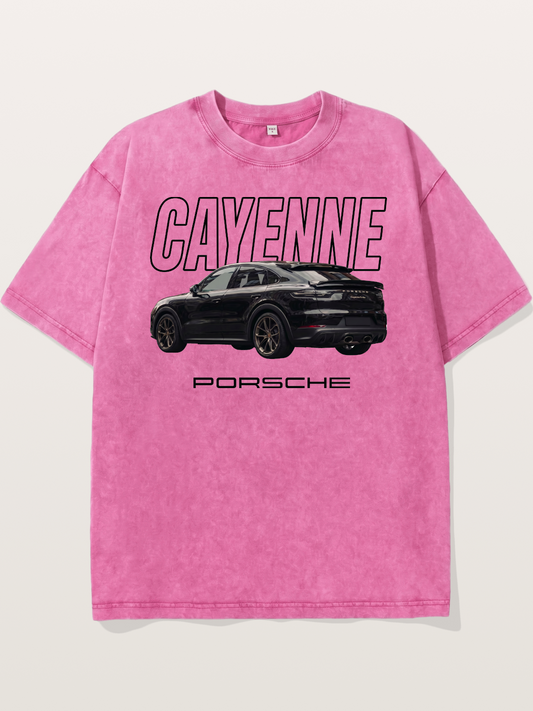 Porsche Cayenne SUV Poster Washed T-shirt