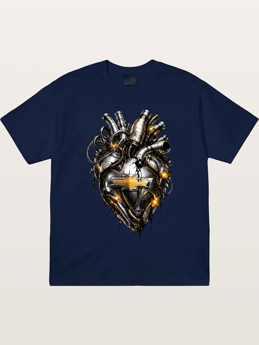 Chevrolet Engine Heart Graphic Gildan T-shirt
