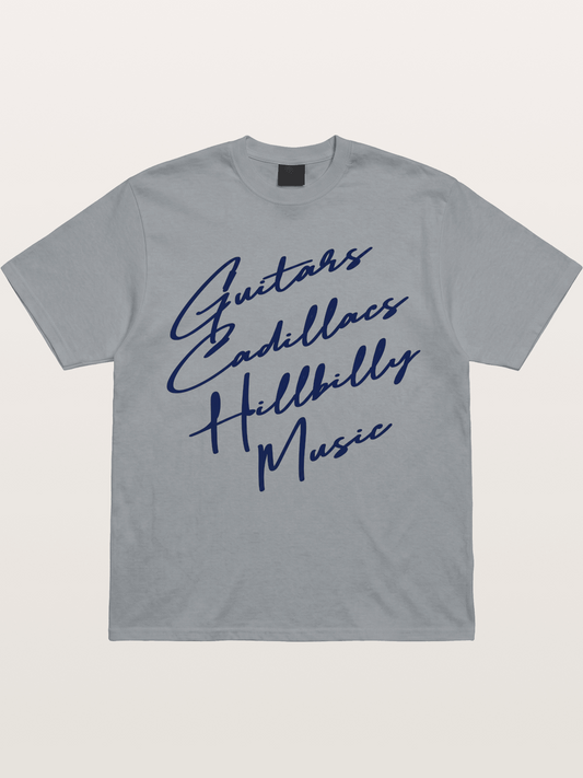 Guitars & Cadillacs Music Print Gildan T-shirt