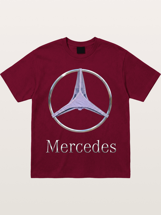 Mercedes Logo Thong Print Gildan T-shirt