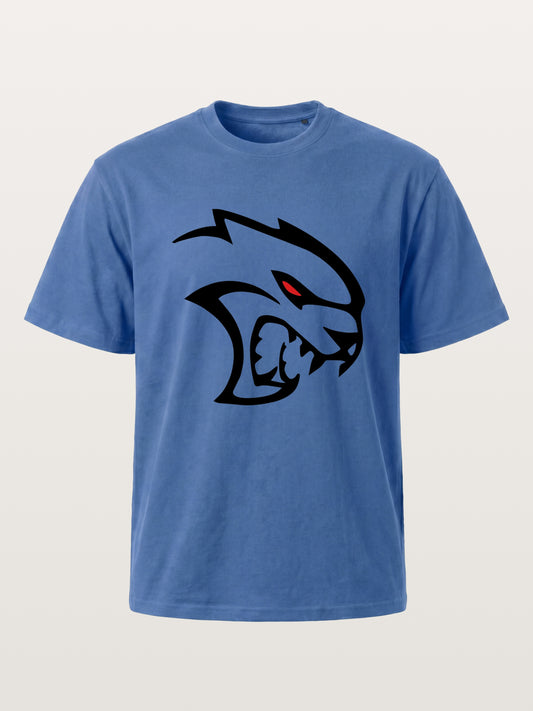 Hellcat Devil Face Silhouette Gildan T-shirt
