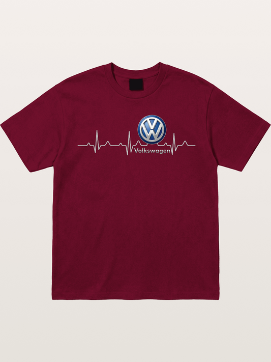 Volkswagen Heartbeat Logo Gildan T-shirt