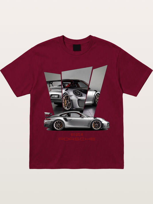 Porsche 911 GT3 RS Mirrored Collage Gildan T-shirt