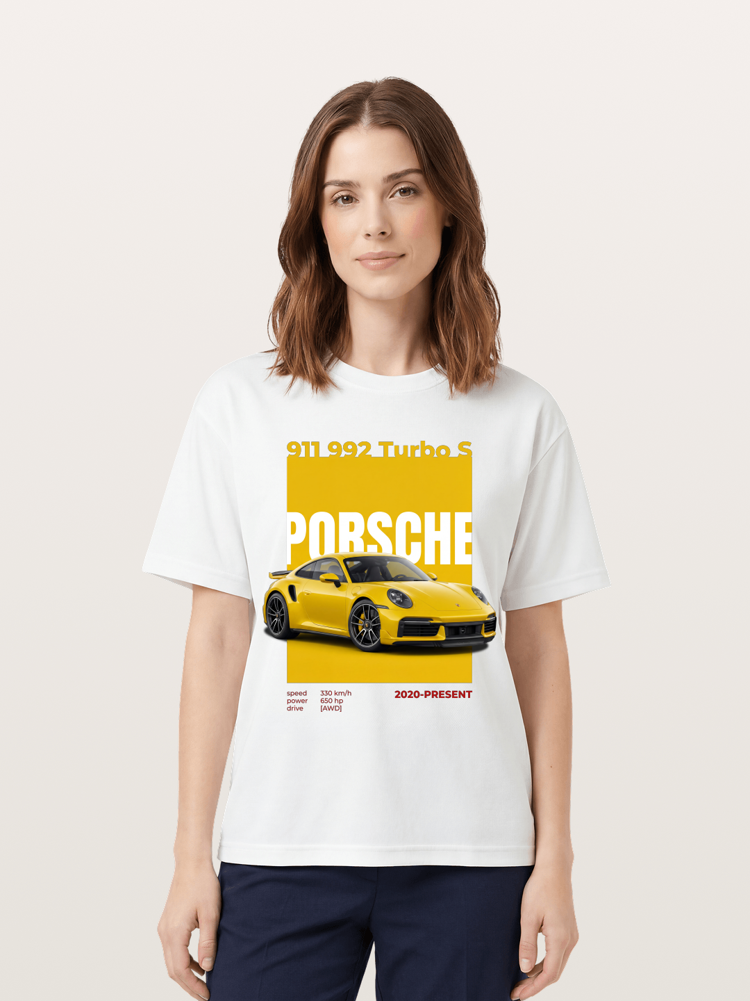 911 AWD Supercar Cotton T-shirt