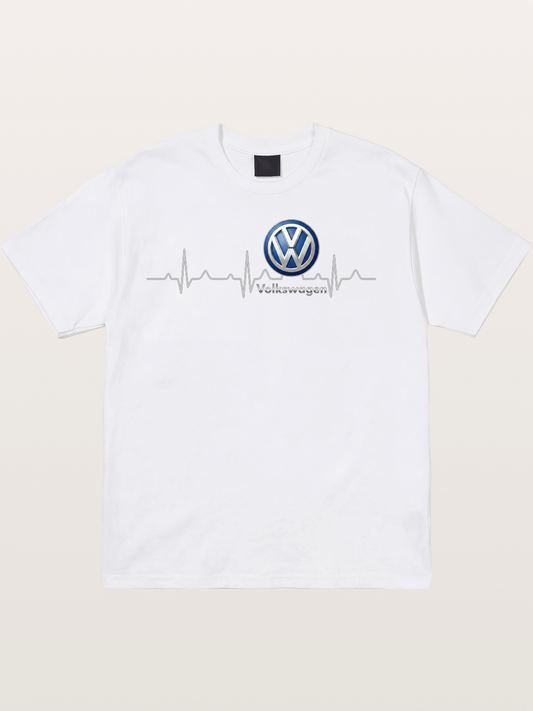 Volkswagen Heartbeat Logo Cotton T-shirt